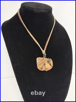 Rare Handmade Necklace with Prehistoric Ancestral Native American Pottery Shard