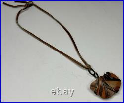 Rare Handmade Necklace with Prehistoric Ancestral Native American Pottery Shard