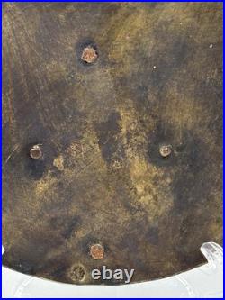 Rare Huge Hudson Bay FUR TRADE HB Native American Hammered Copper Gorget Pendant