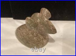Rare Incredable Authentic Native American Indian Carved Birdstone Popeye N. R