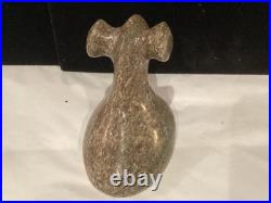Rare Incredable Authentic Native American Indian Carved Birdstone Popeye N. R