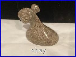 Rare Incredable Authentic Native American Indian Carved Birdstone Popeye N. R