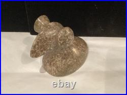 Rare Incredable Authentic Native American Indian Carved Birdstone Popeye N. R