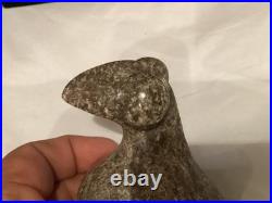 Rare Incredable Authentic Native American Indian Carved Birdstone Popeye N. R