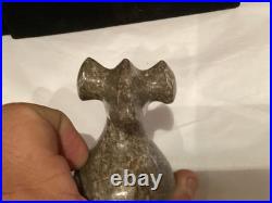 Rare Incredable Authentic Native American Indian Carved Birdstone Popeye N. R