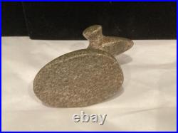 Rare Incredable Authentic Native American Indian Carved Birdstone Popeye N. R