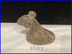 Rare Incredable Authentic Native American Indian Carved Birdstone Popeye N. R