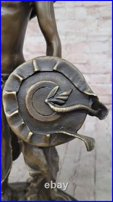 Rare Indian Native American Art Chief Eagle Bust Bronze Marble Statue Bust Sale