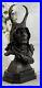 Rare-Indian-Native-American-Art-Chief-Eagle-Bust-Bronze-Marble-Statue-Sculpture-01-cadw