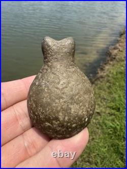 Rare Interesting Native American Hardstone Preform Artifact Birdstone