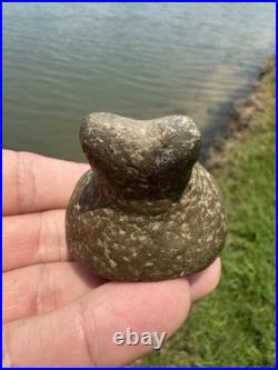 Rare Interesting Native American Hardstone Preform Artifact Birdstone