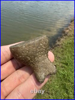 Rare Interesting Native American Hardstone Preform Artifact Birdstone