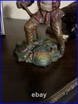 Rare K & O KRONHEIM & OLDENBUSCH Cold Painted NATIVE AMERICAN INDIAN C 1930
