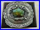Rare-KIRK-SMITH-Turquoise-Sterling-Belt-Buckle-Native-American-Dine-Tribe-01-covp
