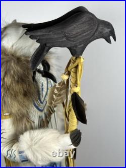 Rare Kevin, Tanner & Shawn Gadomski Spirit Bear Manitou Kachina Ojibwe