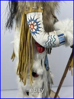 Rare Kevin, Tanner & Shawn Gadomski Spirit Bear Manitou Kachina Ojibwe