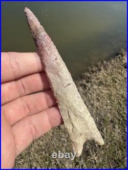 Rare Killer Missouri Native American Paleo Dalton Point Artifact