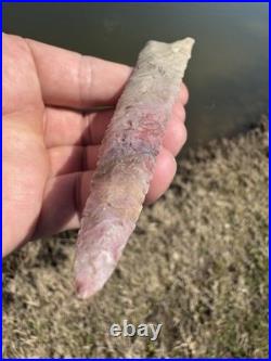 Rare Killer Missouri Native American Paleo Dalton Point Artifact