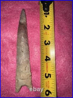 Rare Killer Missouri Native American Paleo Dalton Point Artifact