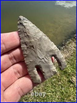 Rare Killer Native American Calf Creek Point Arrowhead