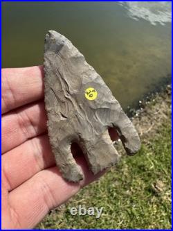 Rare Killer Native American Calf Creek Point Arrowhead