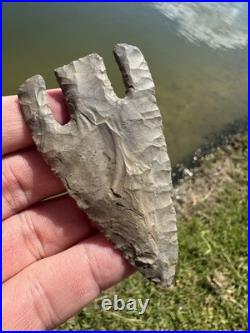 Rare Killer Native American Calf Creek Point Arrowhead