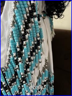 Rare Large Handmade Native American Porcelain Doll 36 in