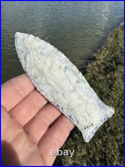 Rare Large Mammoth Native American Paleo Beaver Lake Arrowhead Point