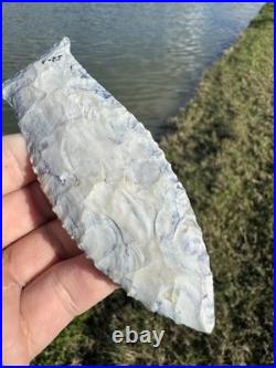 Rare Large Mammoth Native American Paleo Beaver Lake Arrowhead Point