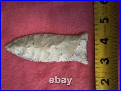 Rare Large Mammoth Native American Paleo Beaver Lake Arrowhead Point
