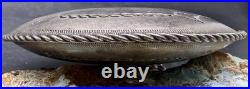 Rare Late 1800's Navajo Handcrafted Coin Silver Tobacco Canteen / Water Flask C