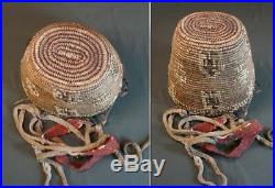 Rare Late1800 Native American Northwest Klickitat Human Figure Imbricated Basket