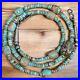 Rare-MCGINNIS-TURQUOISE-Navajo-Pearl-Bench-Bead-Mixed-Shape-Necklace-Sterling-01-boh