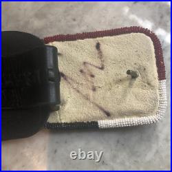 Rare Marcus Amerman Native American Art Choctaw Artist Crow Beaded Belt Buckle