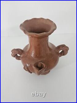 Rare Mericopa Native American Tera Cotta Pottery Vase