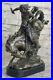 Rare-Najavo-Native-American-Indian-Art-Chief-Horse-Bronze-Marble-Artwork-Figure-01-hdod