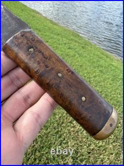 Rare Native American 18th Century Plains Knife Blade Dagger