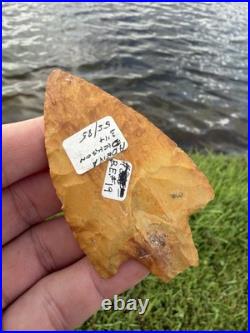 Rare Native American Adana Dickson Point Arrowhead