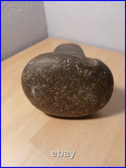 Rare Native American, Archaic Era Pestle Hard Stone Maze Smasher. 5 tall