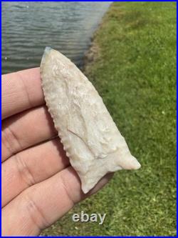 Rare Native American Arkansas Paleo Greenbrier Arrowhead Point