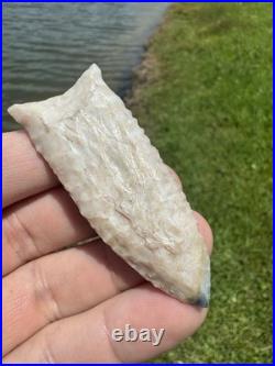 Rare Native American Arkansas Paleo Greenbrier Arrowhead Point
