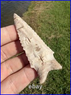 Rare Native American Arkansas Pedernales Arrowhead Point