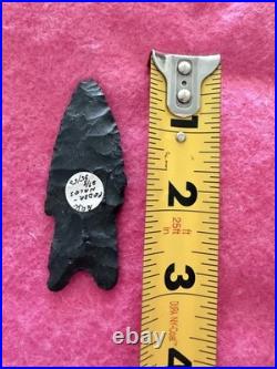 Rare Native American Arkansas Pedernales Arrowhead Point