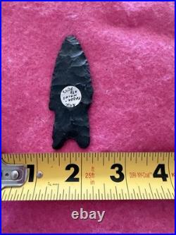 Rare Native American Arkansas Pedernales Arrowhead Point