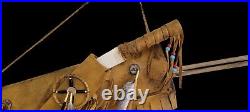 Rare! Native American Art Navajo Leather Quiver Set with Arrows by Curtis Bitsui