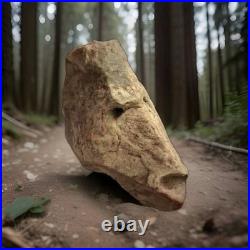 Rare Native American Artifact Carved Horse Effigy