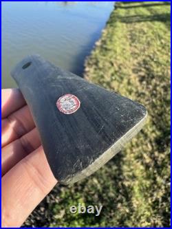 Rare Native American Banded Slate Michigan Drilled Gorget Pendant