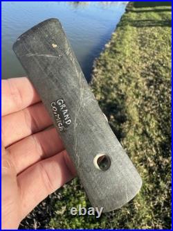 Rare Native American Banded Slate Michigan Drilled Gorget Pendant