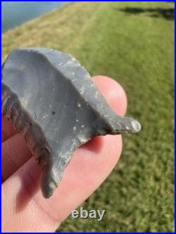 Rare Native American Beaver Lake Cumberland Fluted Arrowhead Point