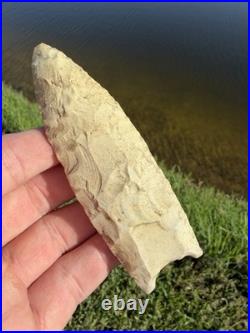 Rare Native American Burlington Missouri Fluted Clovis Point Arrowhead
